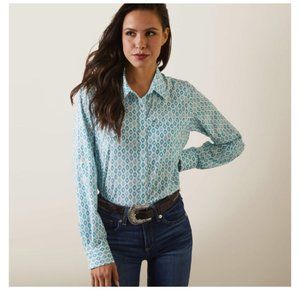 Ariat VentTEK Stretch Shirt XL Sea breeze